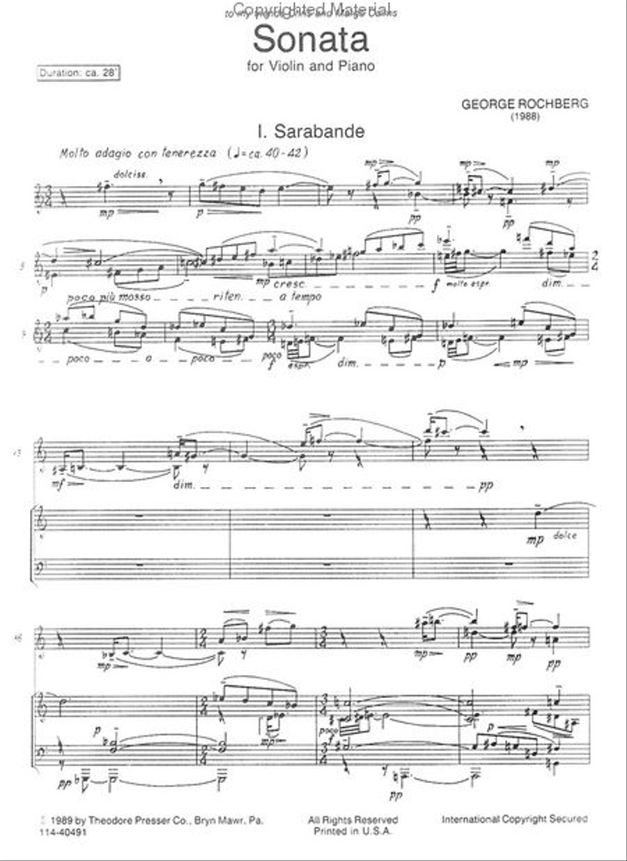 Sonata Sonata Chamber Music scores gallery preview page 2