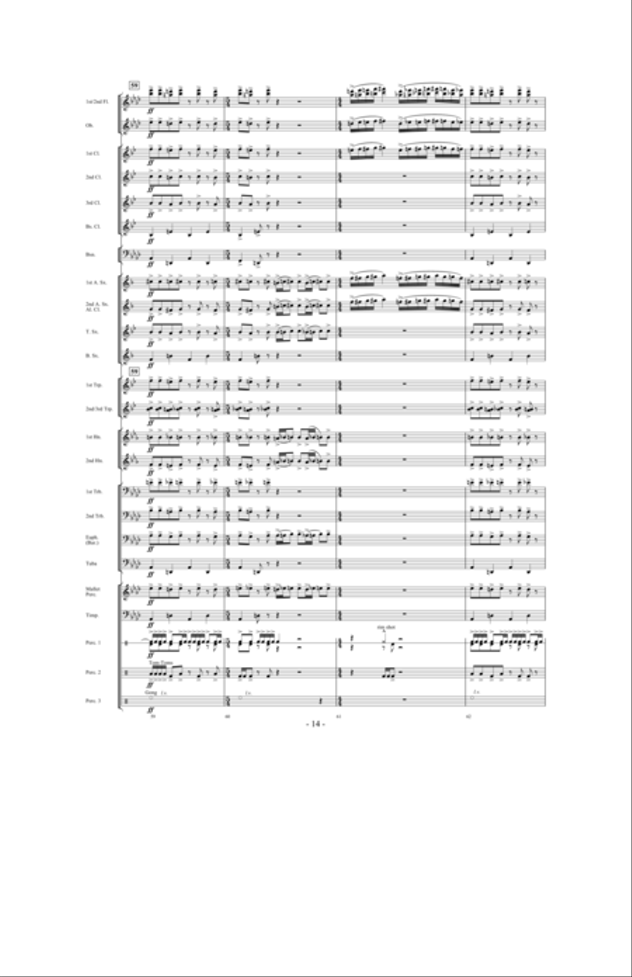 Valley of the Kings Concert Band scores gallery preview page 13