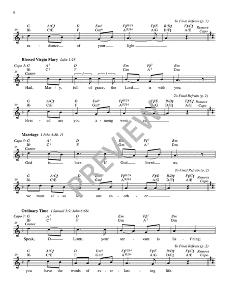 Franciscan Alleluia - Guitar edition Guitar scores gallery preview page 7
