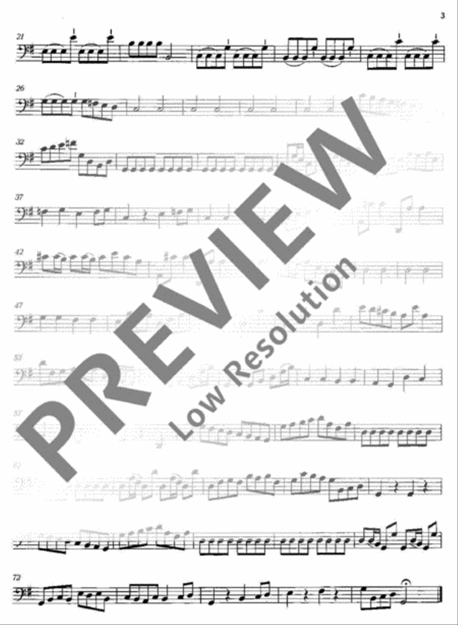Concerto polonois G Major Double Bass scores gallery preview page 3