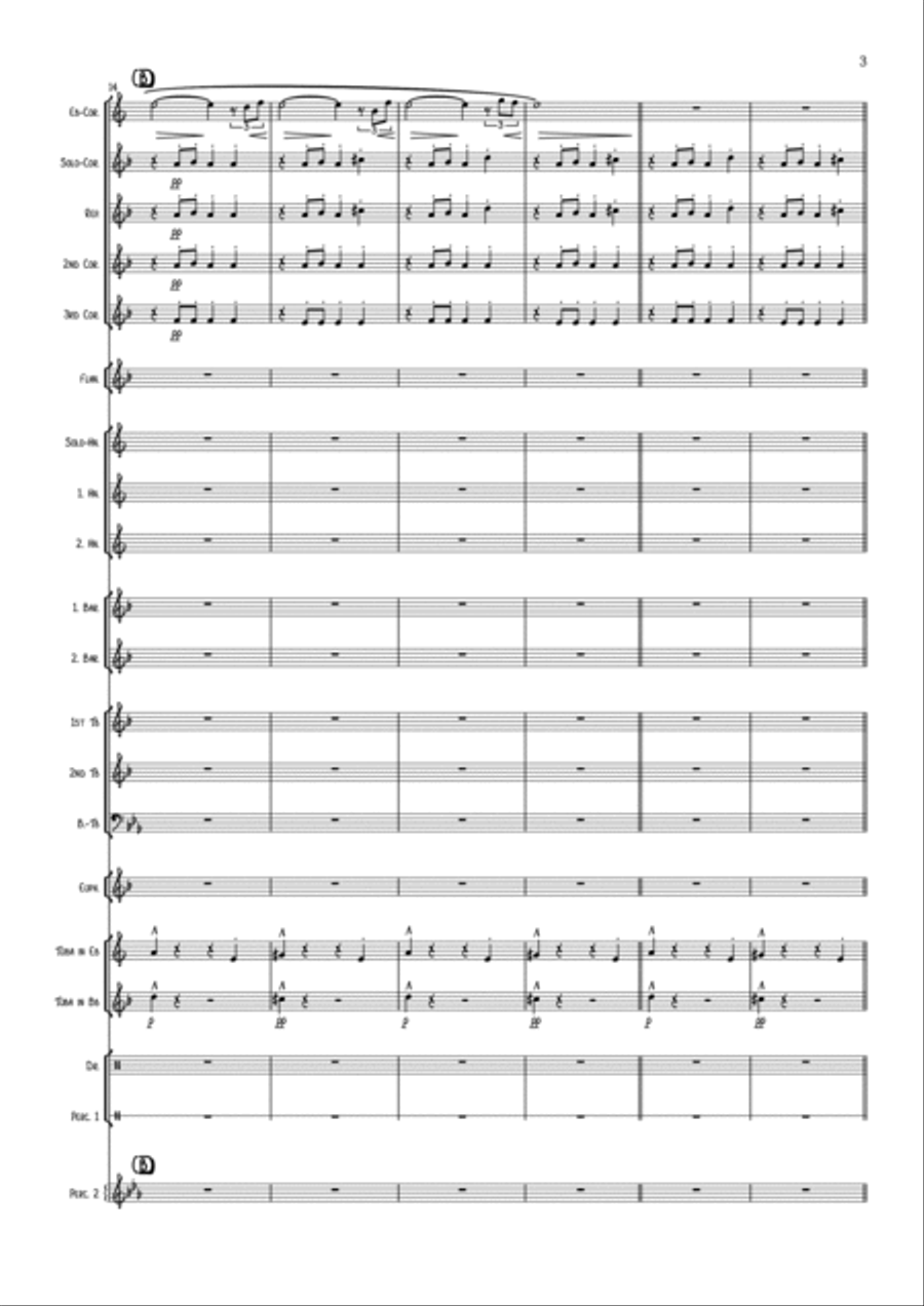 Assassin's Tango Brass Band scores gallery preview page 3