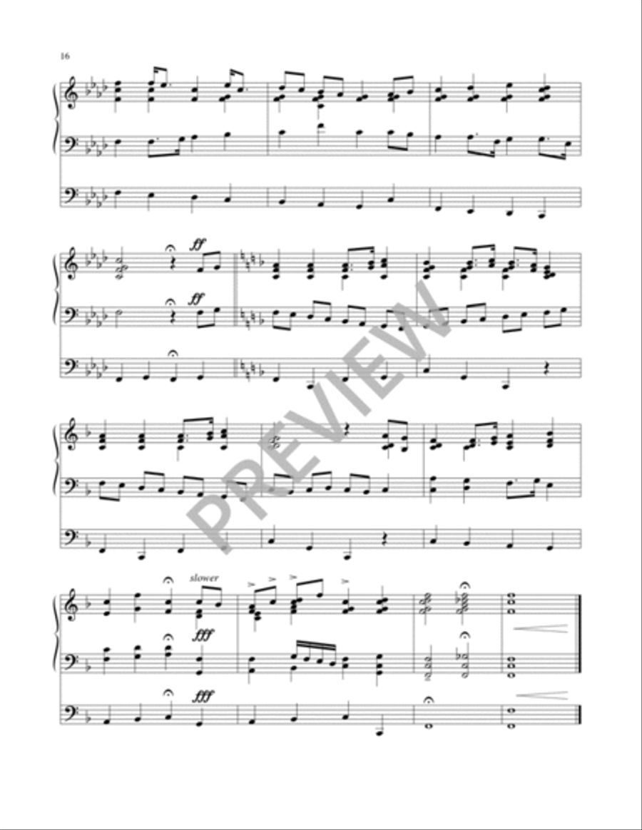 Five Preludes on Early American Tunes Organ scores gallery preview page 18