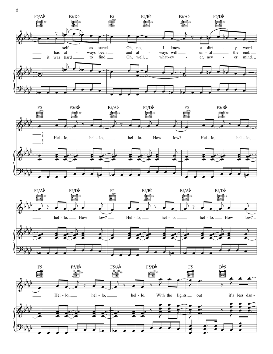 Smells Like Teen Spirit Acoustic Guitar scores gallery preview page 2