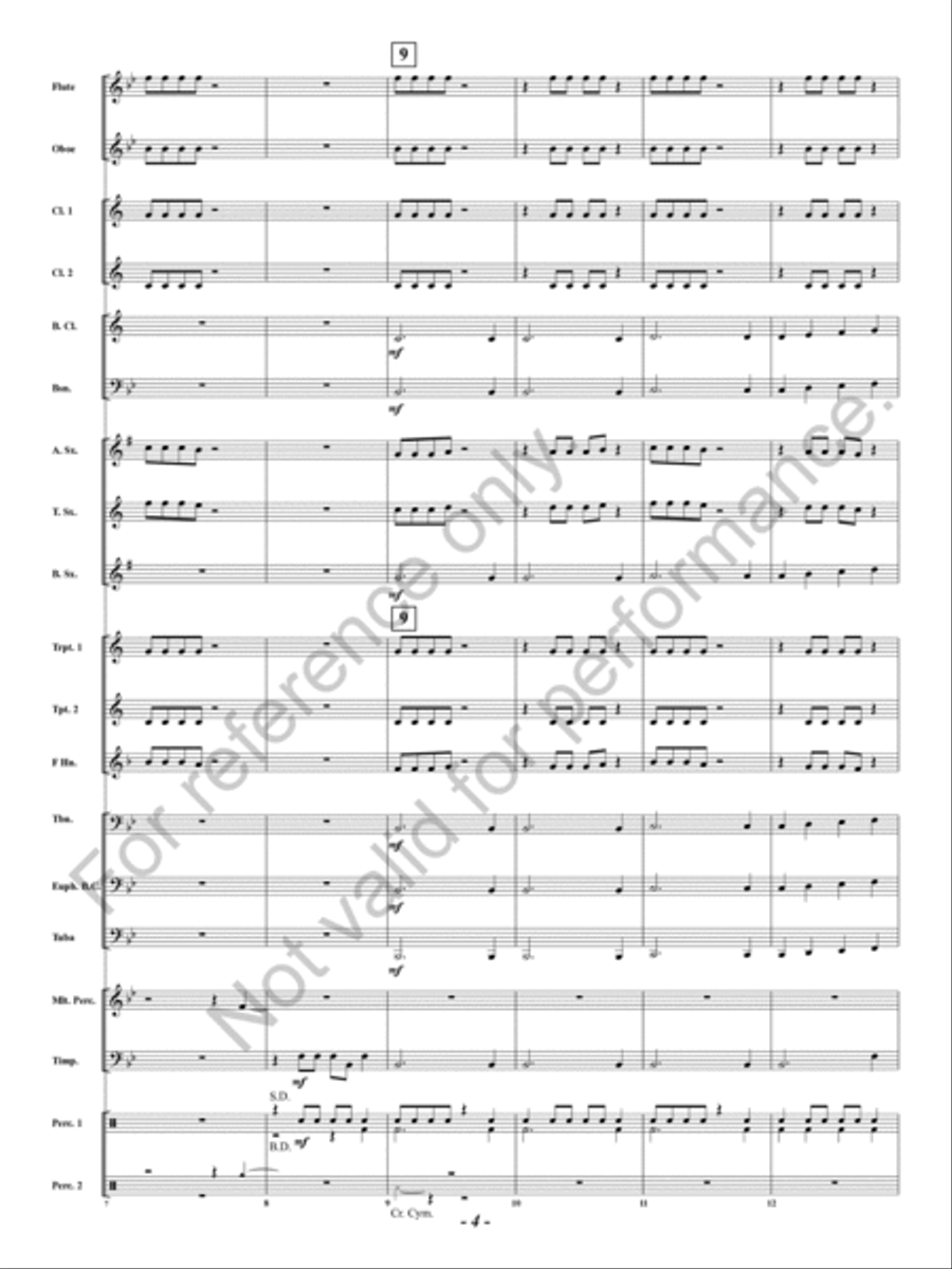 Firebolt Concert Band scores gallery preview page 5