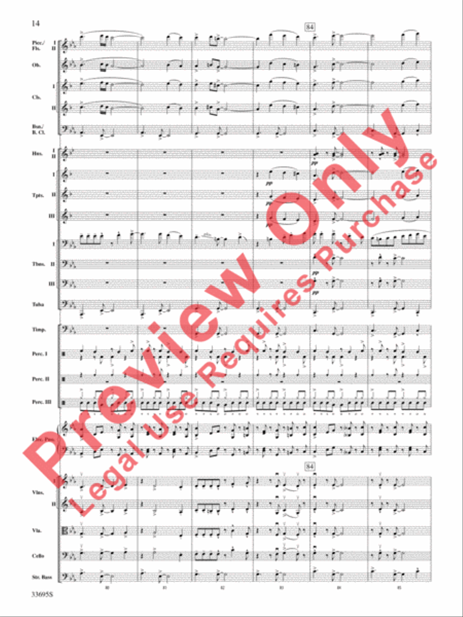Danzas Cubanas Danzas Cubanas Full Orchestra scores gallery preview page 15
