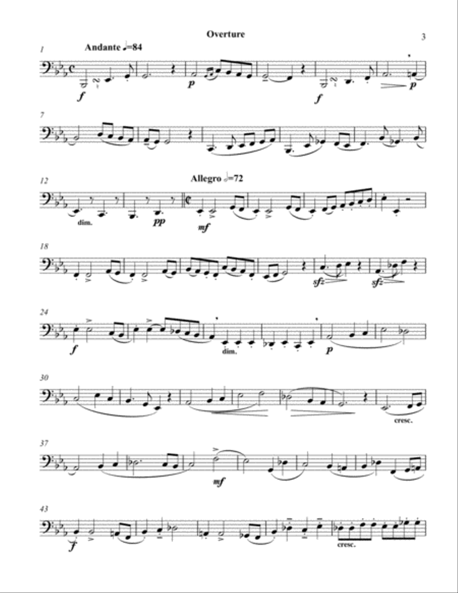 Stylistic Etudes for Tuba Tuba scores gallery preview page 3