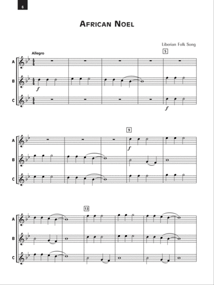 Accent on Christmas and Holiday Ensembles Concert Band scores gallery preview page 3