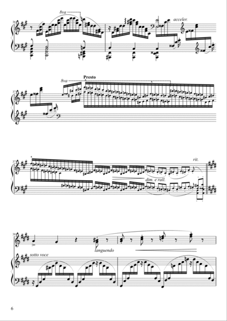 Etude de Concert S. 144 No. 3 in Db Major Etude de Concert S. 144 No. 3 in Db Major Piano Method scores gallery preview page 6
