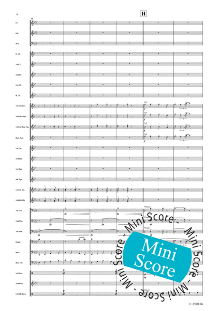 Greased Lightning Concert Band scores gallery preview page 14