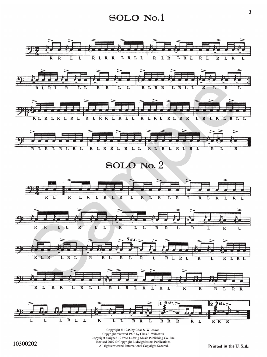 The All American Drummer Snare Drum scores gallery preview page 4