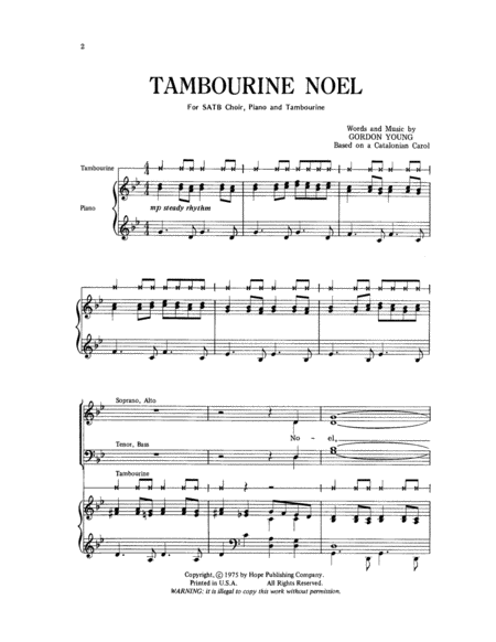 Tambourine Noel