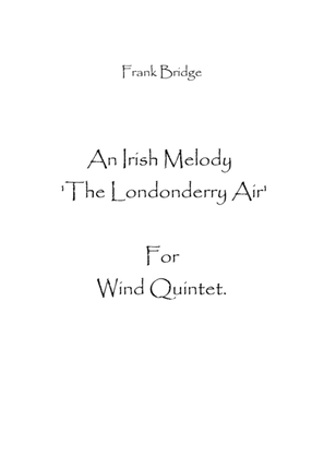 Book cover for An Irish Melody 'The Londonderry Air'