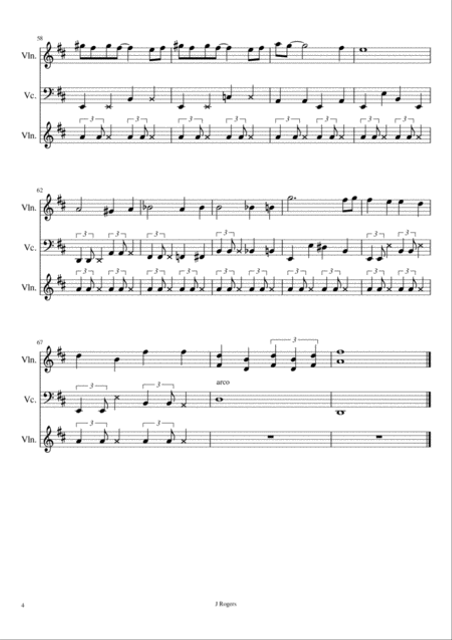 We'll Meet Again - String duo - Violin & Cello String Duet scores gallery preview page 4