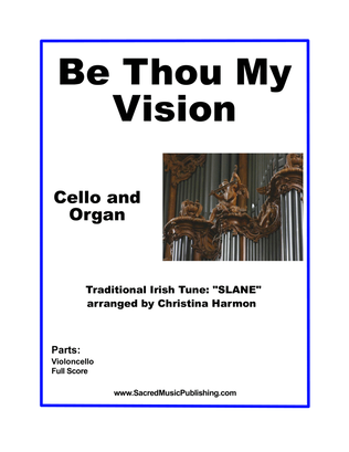 Book cover for Be Thou My Vision - Cello and Organ