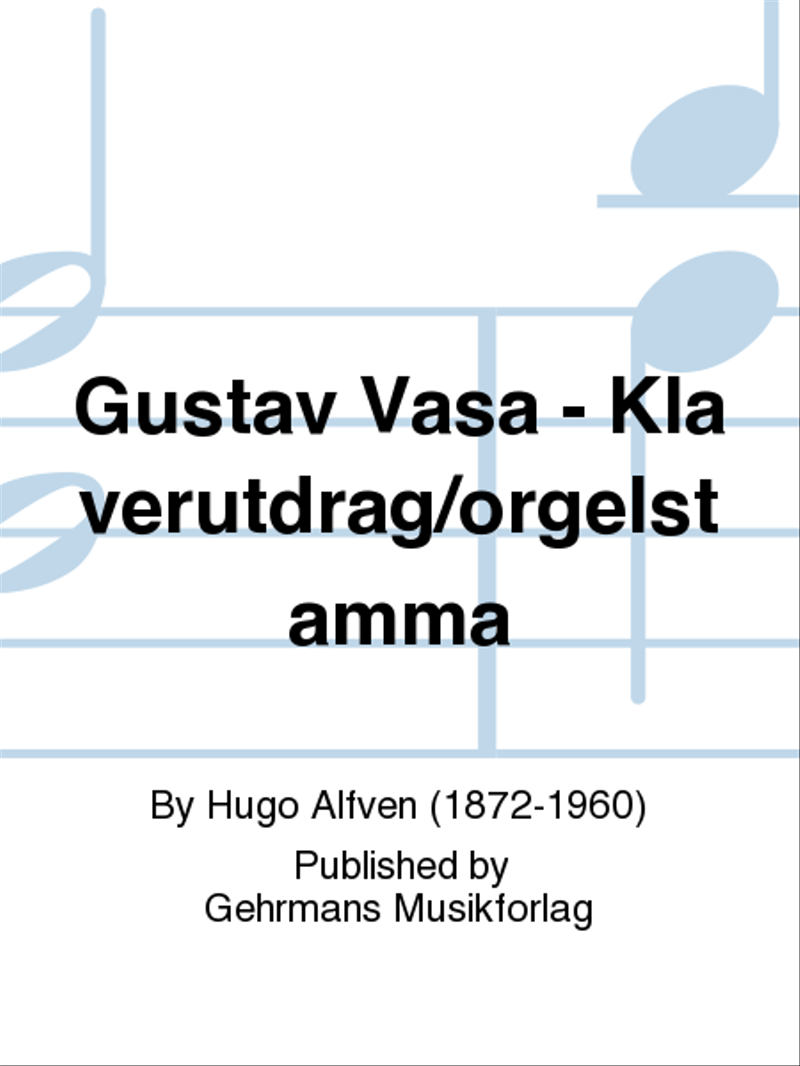 Gustav Vasa - Klaverutdrag/orgelstamma Divisi scores gallery preview page 1