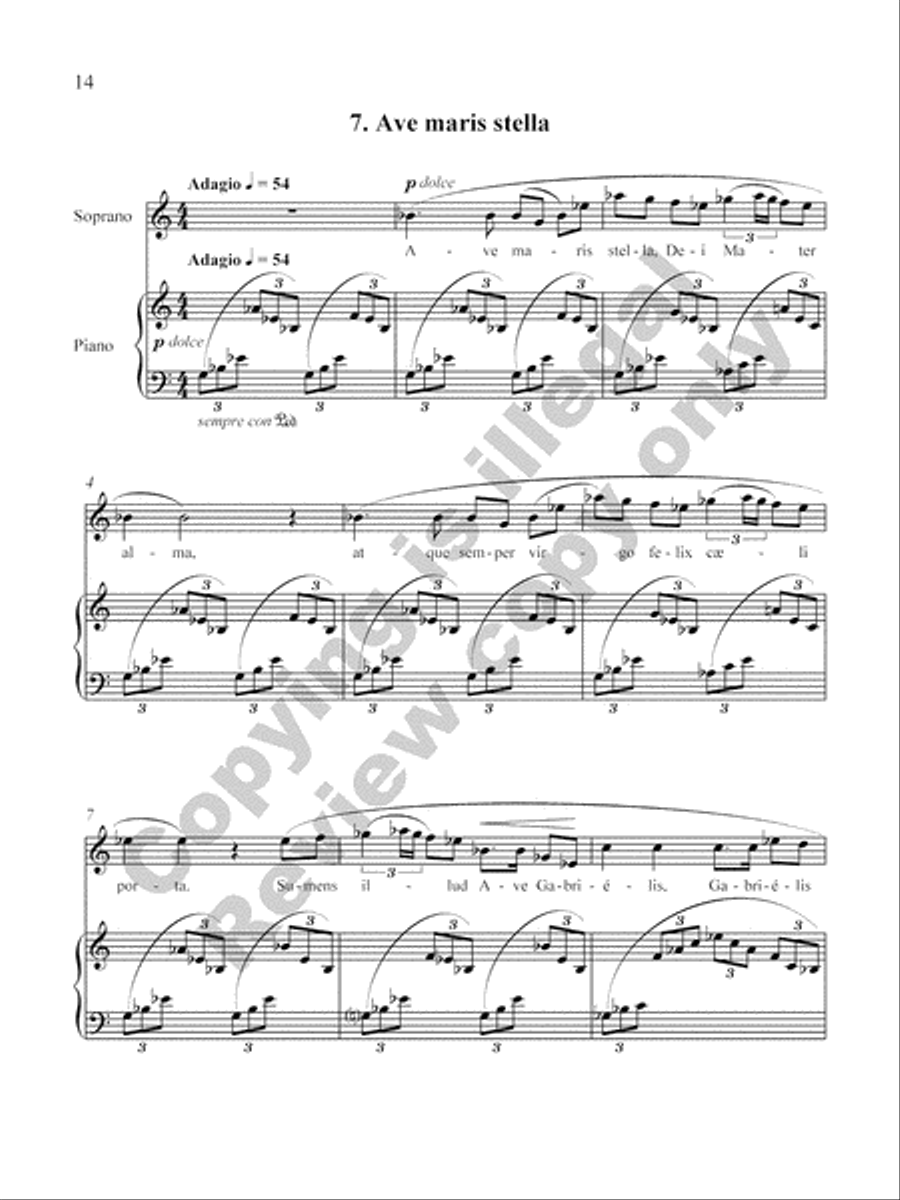 In Time of War: Prayers and Meditations Piano, Vocal scores gallery preview page 7