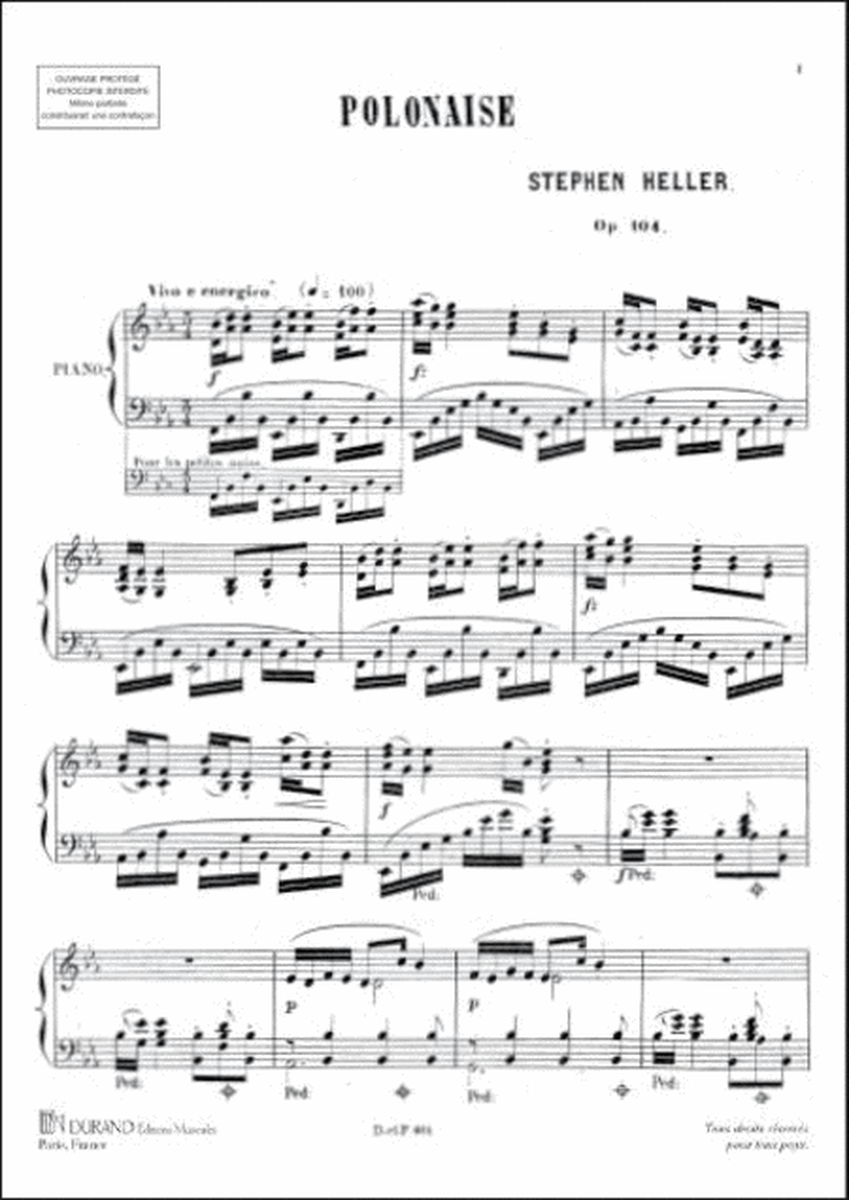 Polonaise Opus 104 Piano