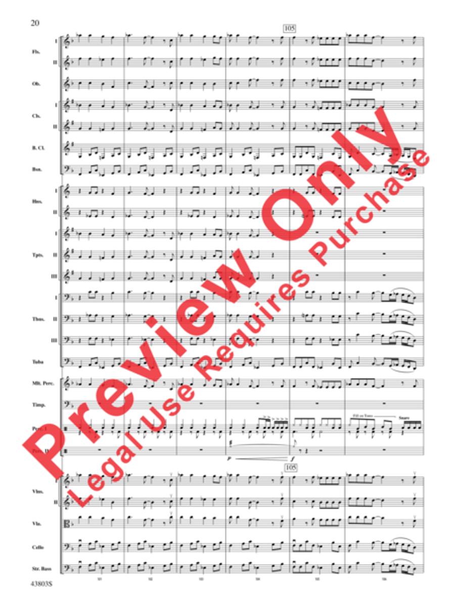 The Doors on Tour Full Orchestra scores gallery preview page 21