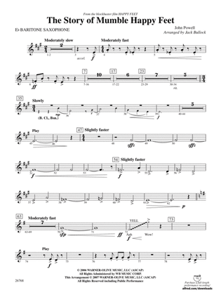 The Story of Mumble Happy Feet: E-flat Baritone Saxophone