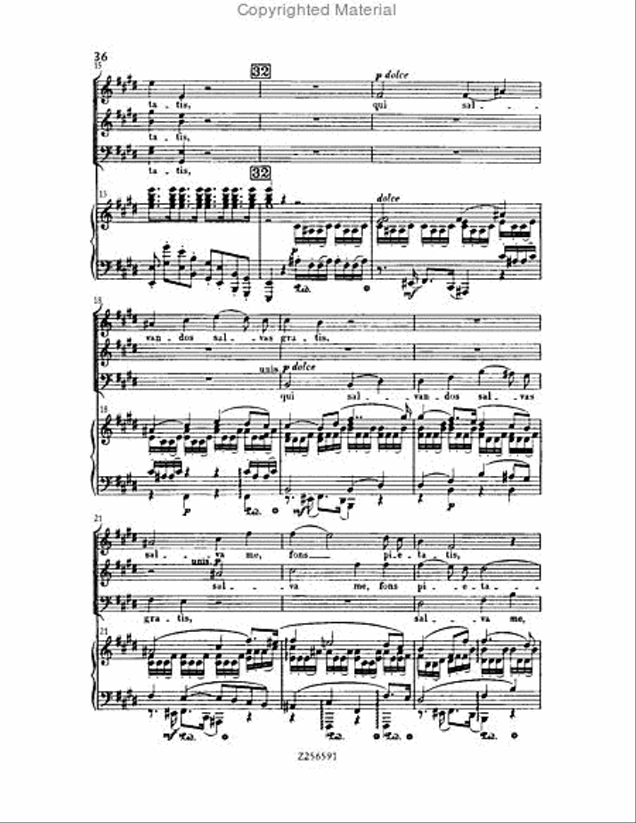 Grande Messe du Morts, H 75 Choir scores gallery preview page 36
