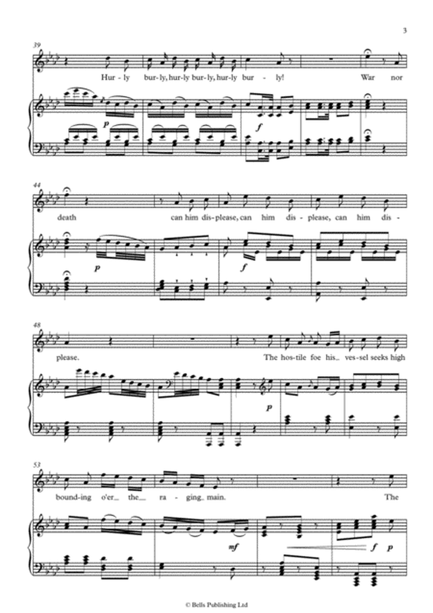 Sailor's Song, Hob. 26a (A-flat Major)