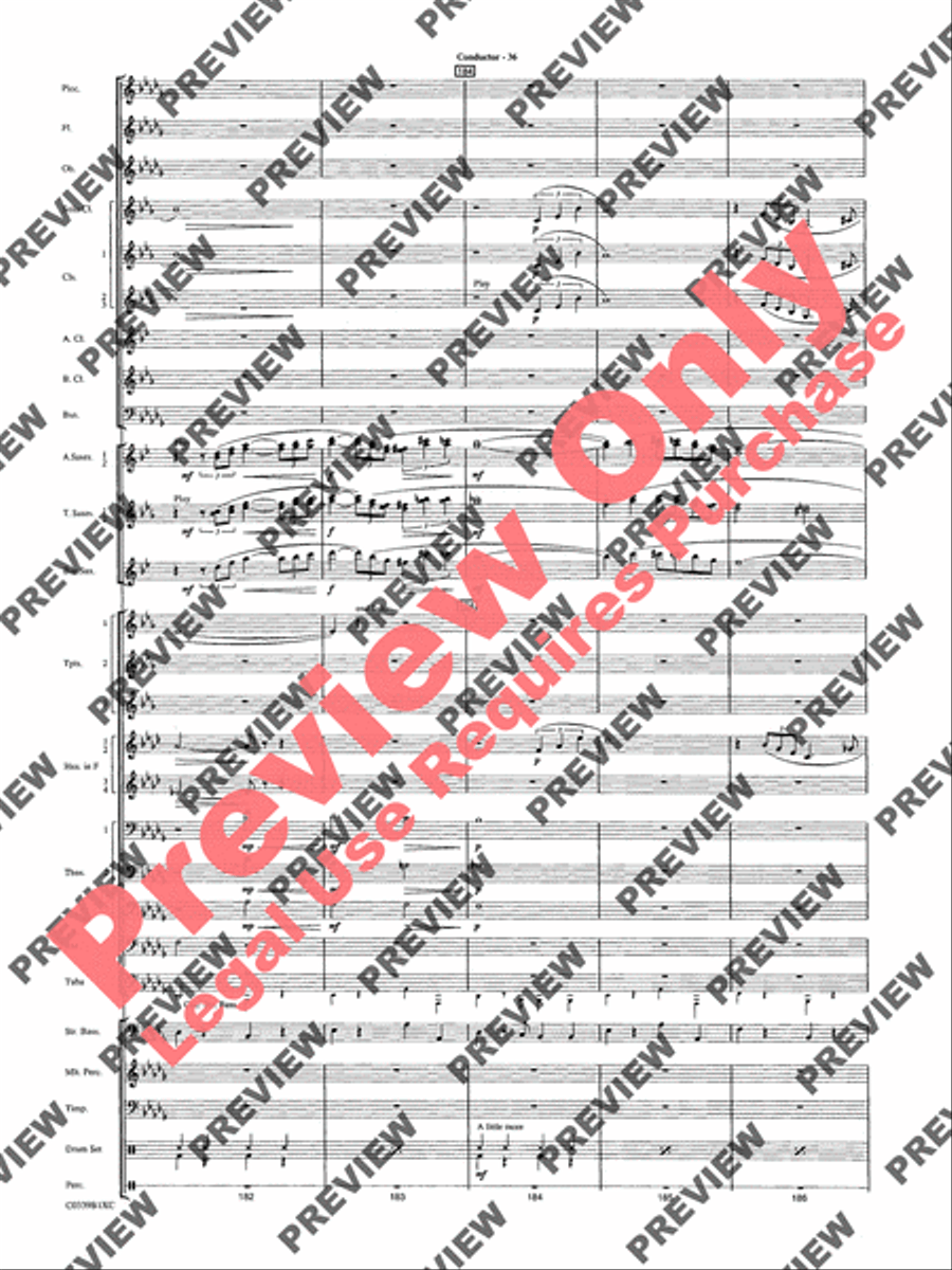 In the Miller Mood Concert Band scores gallery preview page 39