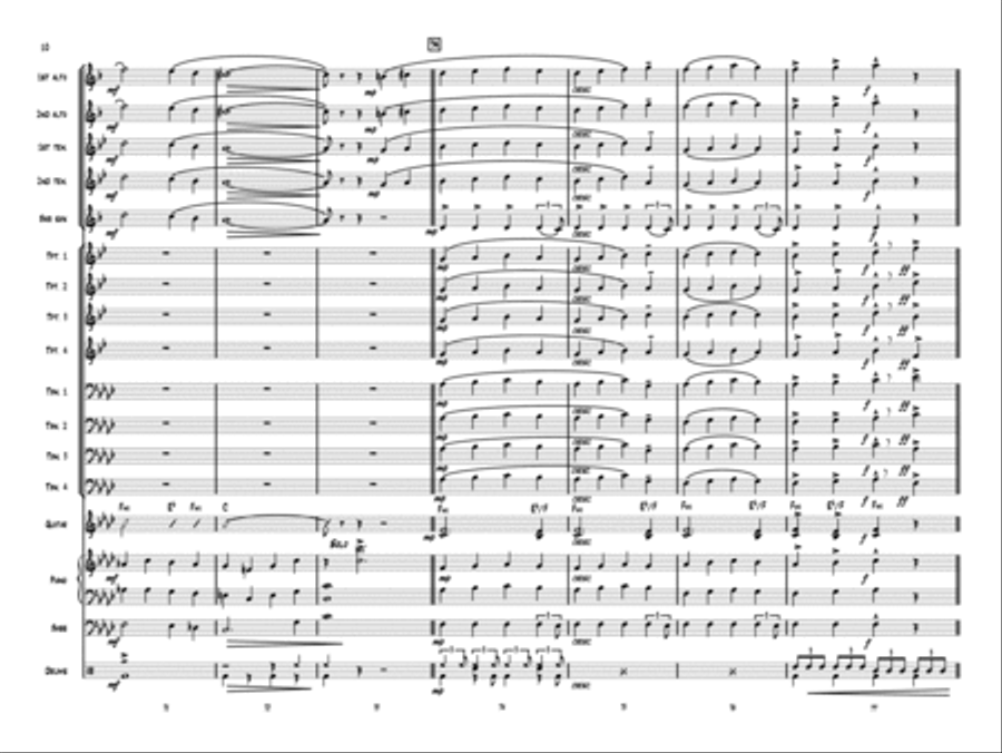 Christmas Fantasy for Jazz Band Jazz Ensemble scores gallery preview page 11
