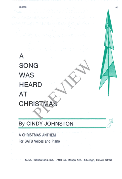 A Song Was Heard at Christmas image number null