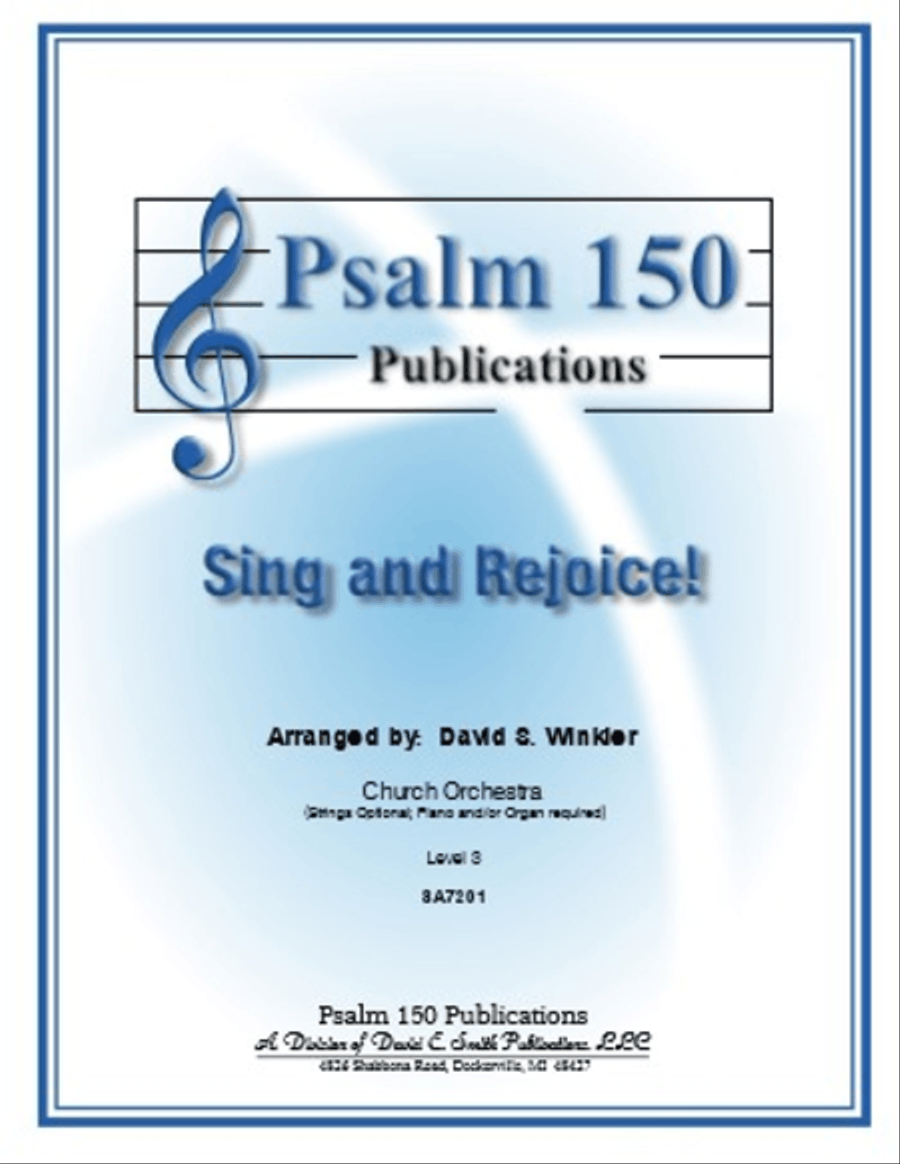 Sing and Rejoice! Orchestra scores gallery preview page 1
