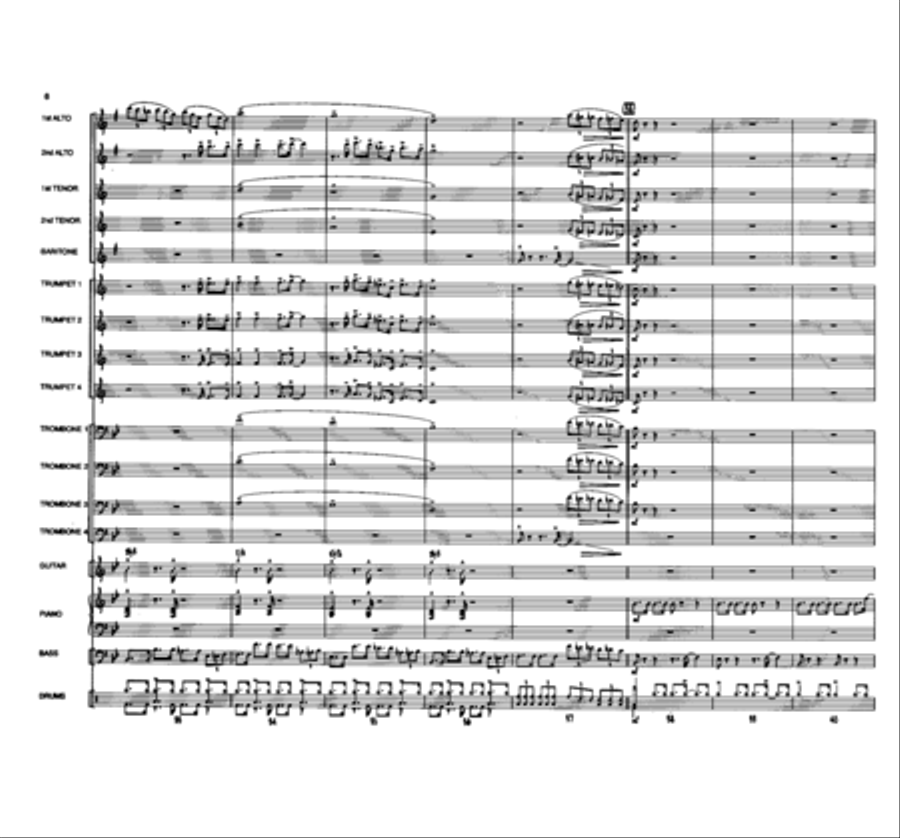 Down At Duke's Place Down At Duke's Place Jazz Ensemble scores gallery preview page 6