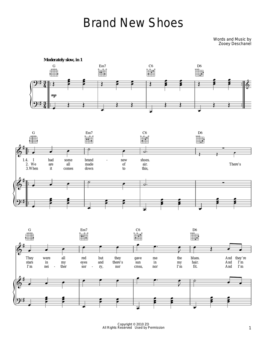 Brand New Shoes Brand New Shoes Acoustic Guitar scores gallery preview page 1