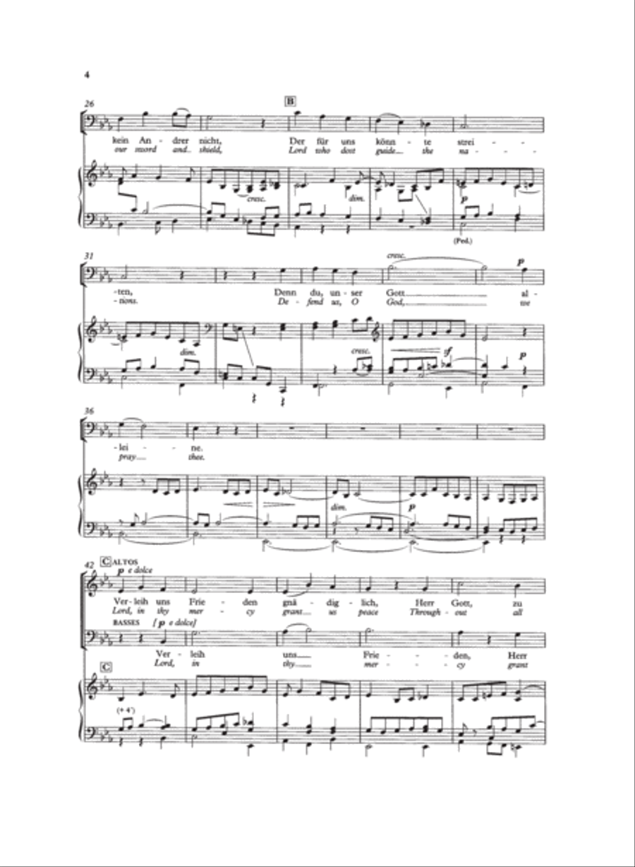 Verleih uns Frieden 4-Part scores gallery preview page 4