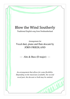 Book cover for Blow the Wind Southerly
