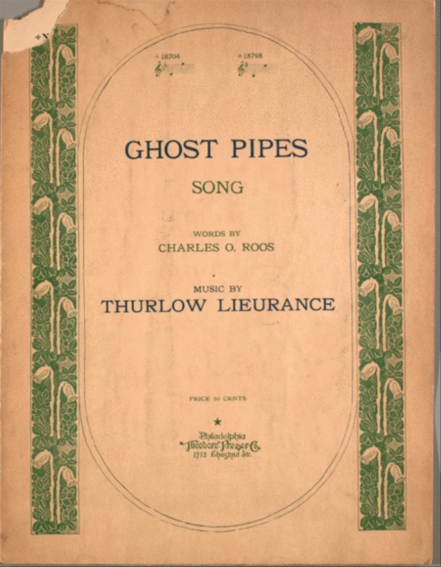 Ghost Pipes. Song Voice scores gallery preview page 1
