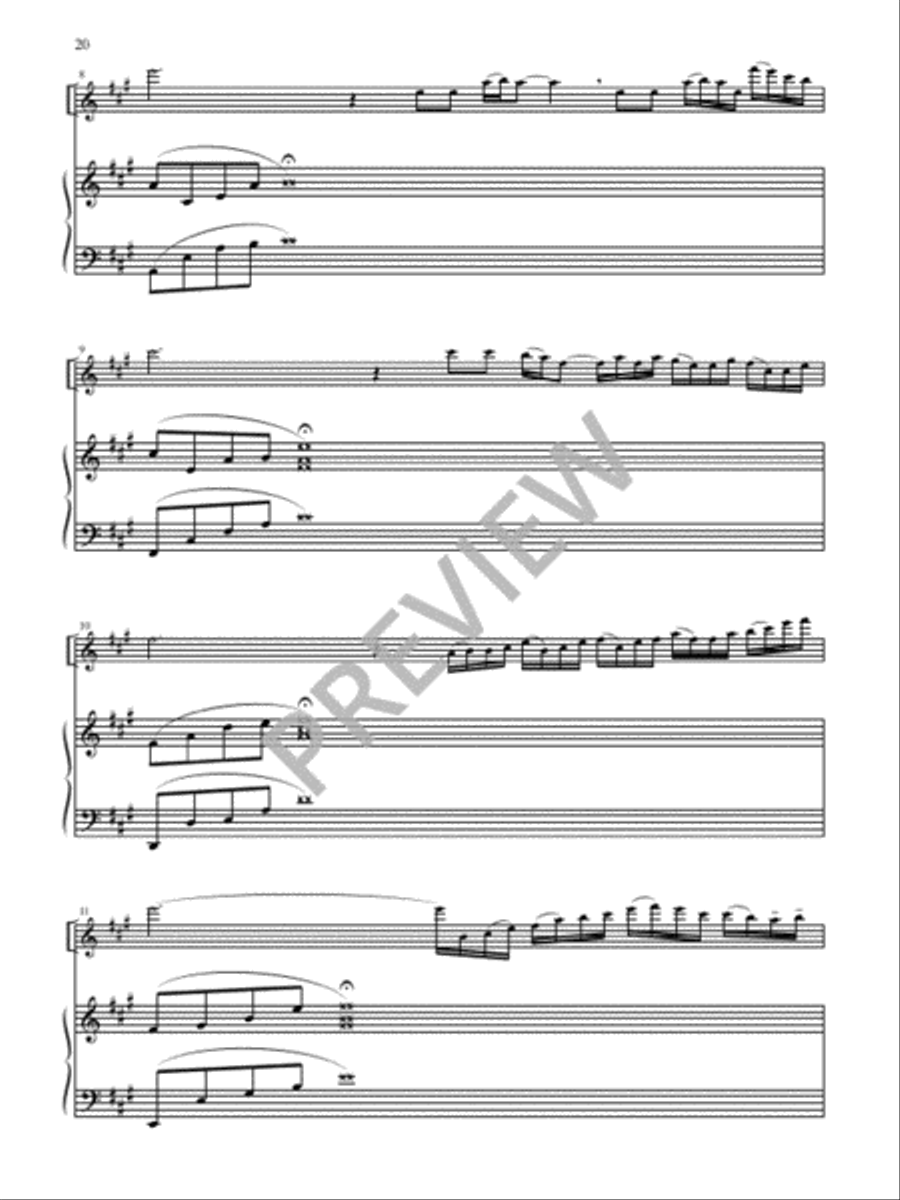 Five More Liturgical Meditations C Instrument scores gallery preview page 22