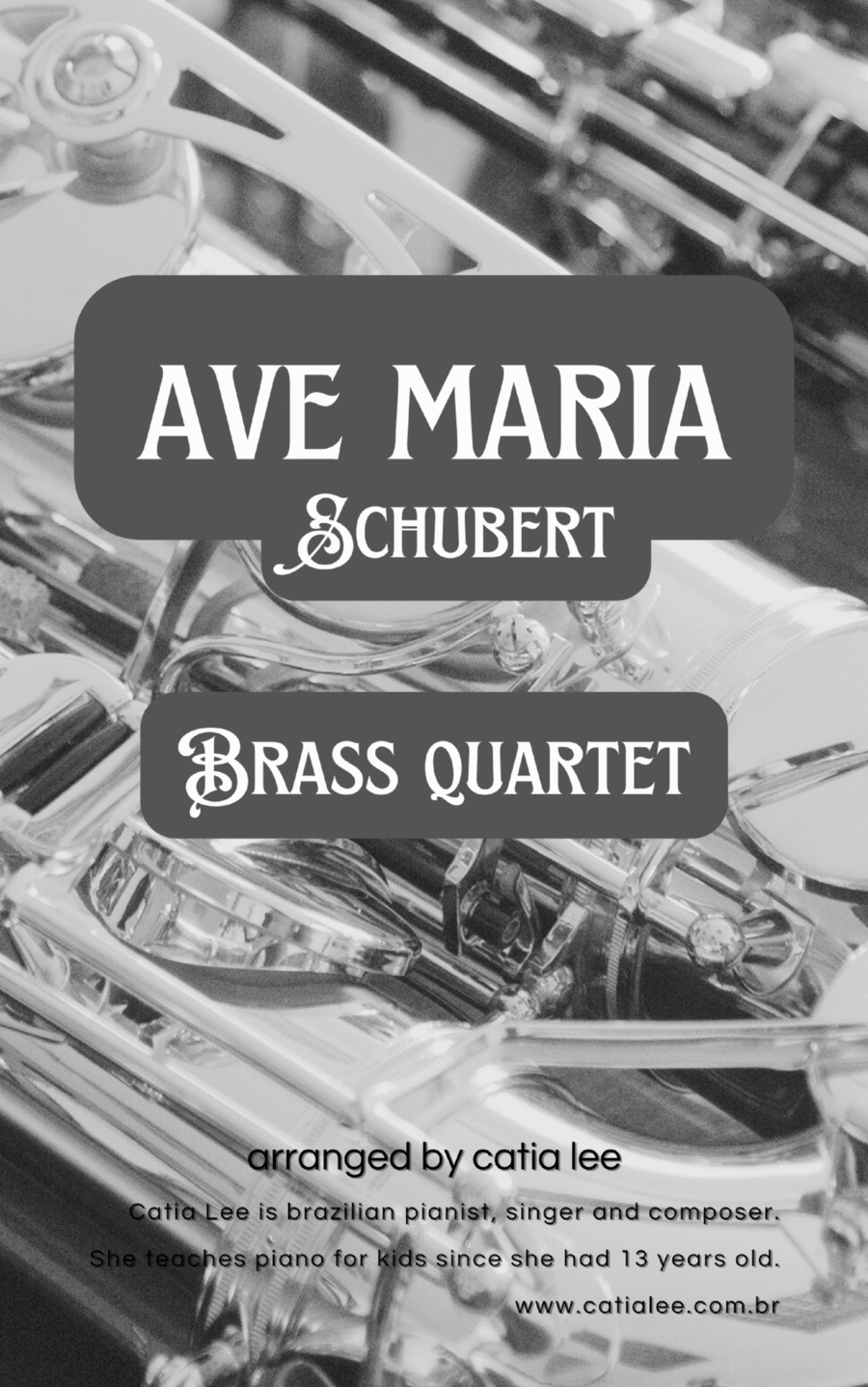 Ave Maria - Schubert - Brass Quartet Brass Quartet scores gallery preview page 1