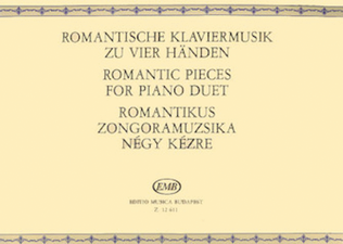 Book cover for Romantic Piano Music for Piano Duet