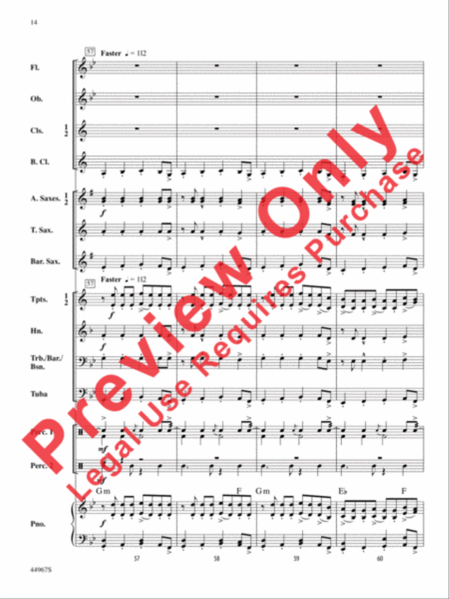Tango Argentina Concert Band scores gallery preview page 31