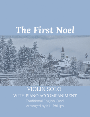 Book cover for The First Noel - Violin Solo with Piano Accompaniment