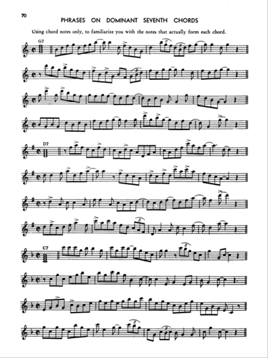 Jimmy Dorsey Saxophone Method (Tenor Saxophone) Tenor Saxophone scores gallery preview page 3