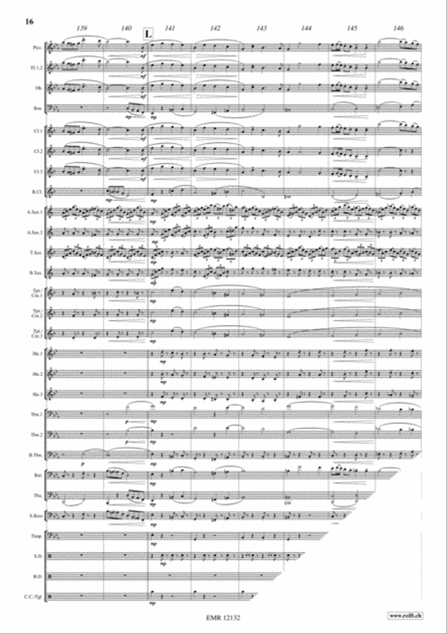 La Forza del Destino Concert Band scores gallery preview page 16