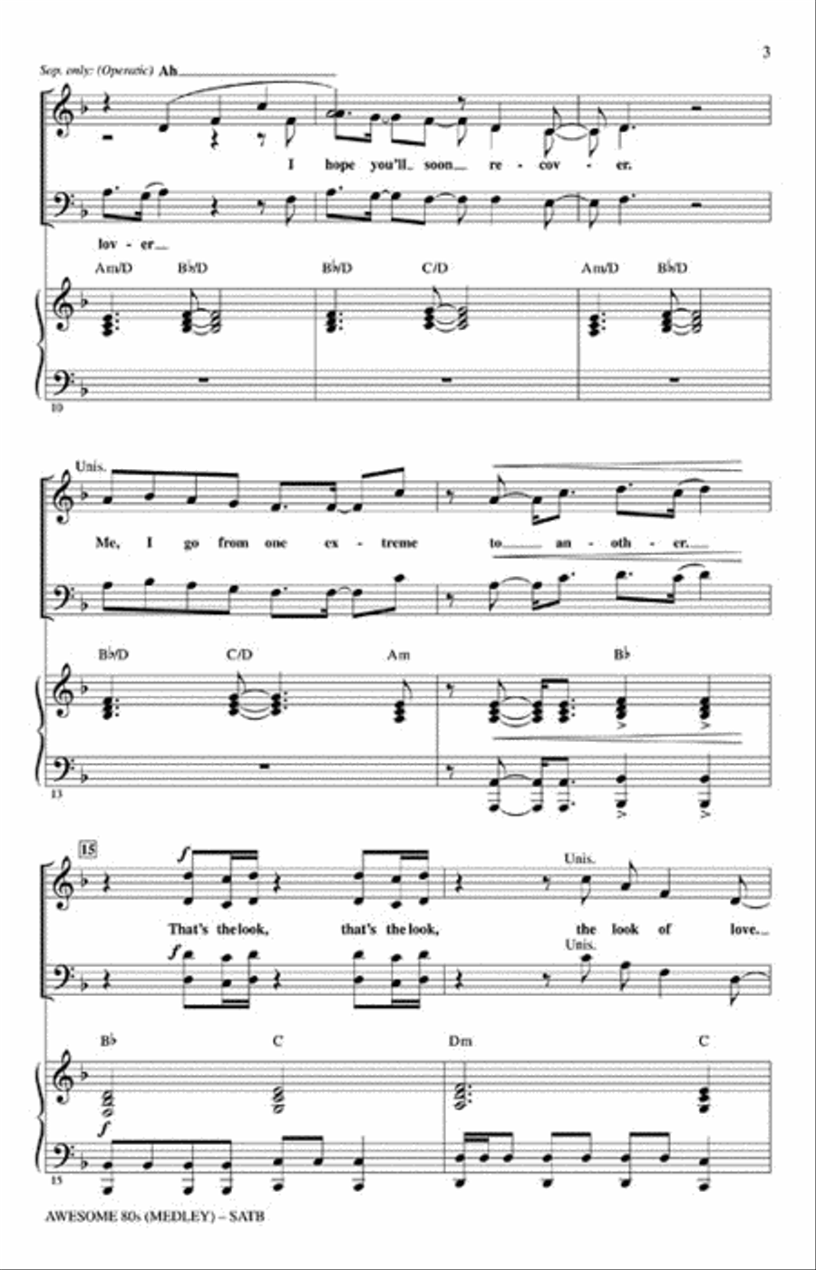 Awesome '80s Awesome '80s Choir scores gallery preview page 3