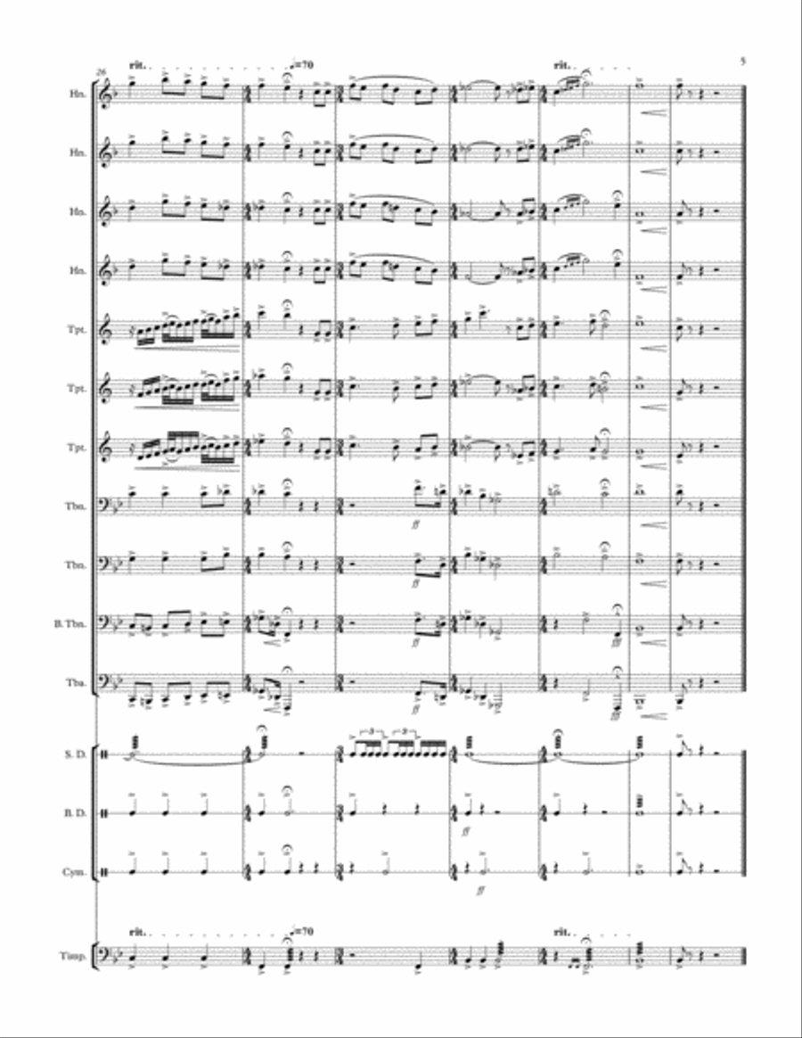 The Star Spangled Banner The Star Spangled Banner Jazz Ensemble scores gallery preview page 5