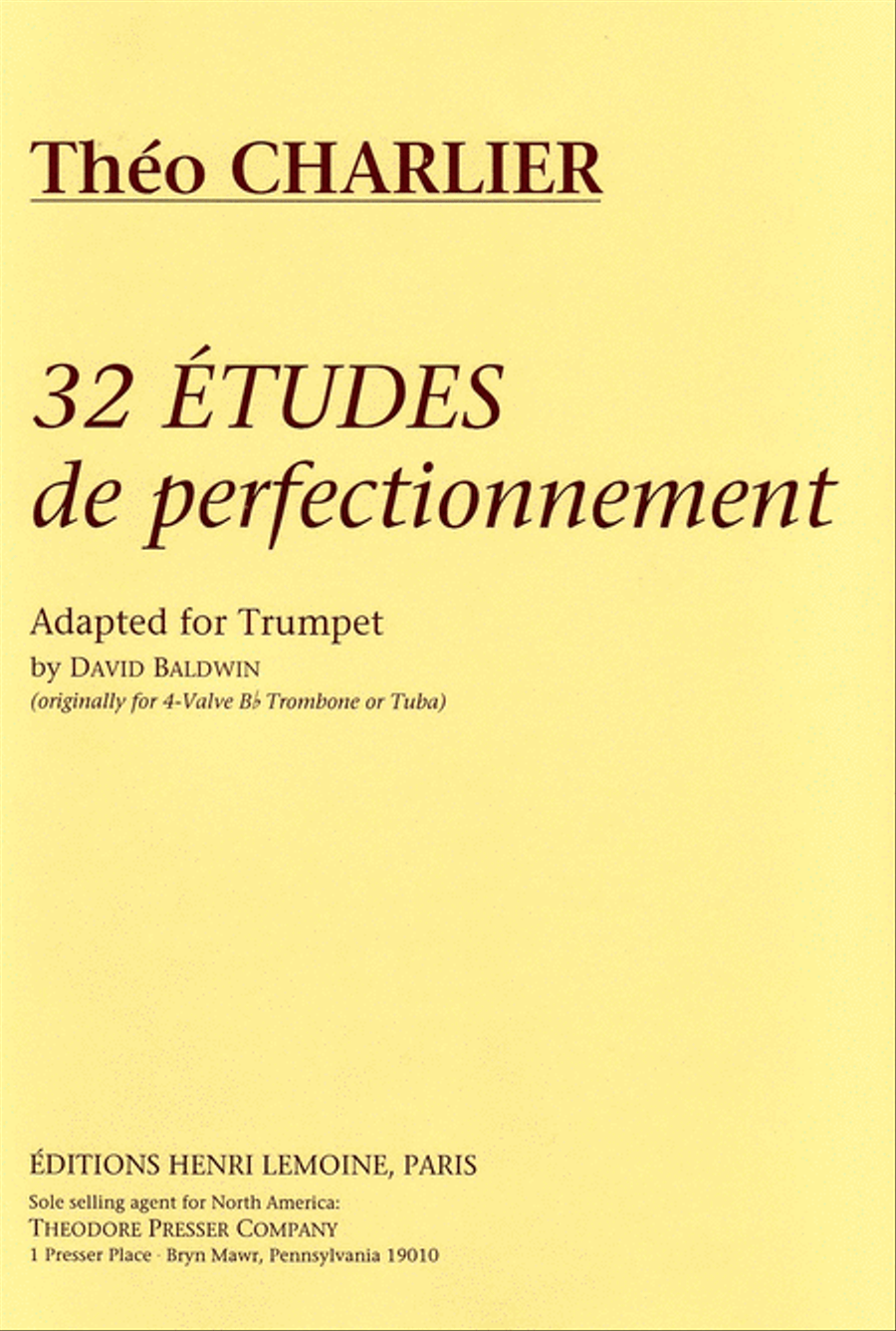 32 Etudes De Perfectionnement Chamber Music scores gallery preview page 1