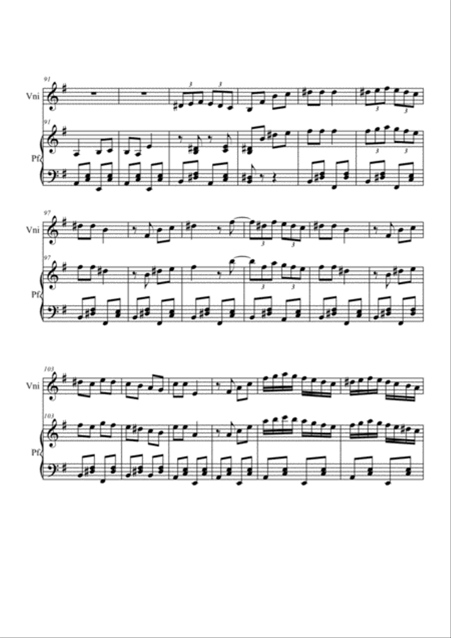 Kletzmer. Violin and piano Violin Solo scores gallery preview page 6
