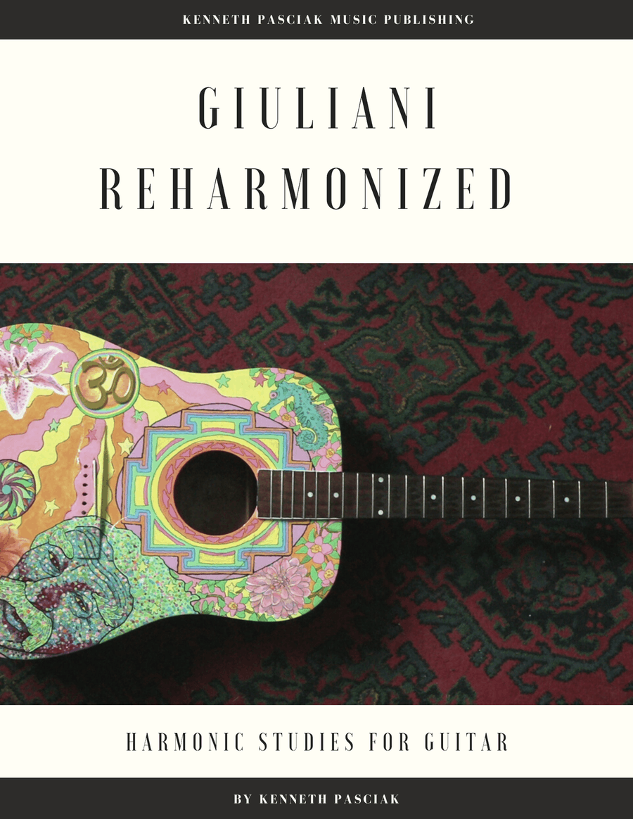 Giuliani Reharmonized (Right-Hand Exercises for Guitar) Classical Guitar scores gallery preview page 1