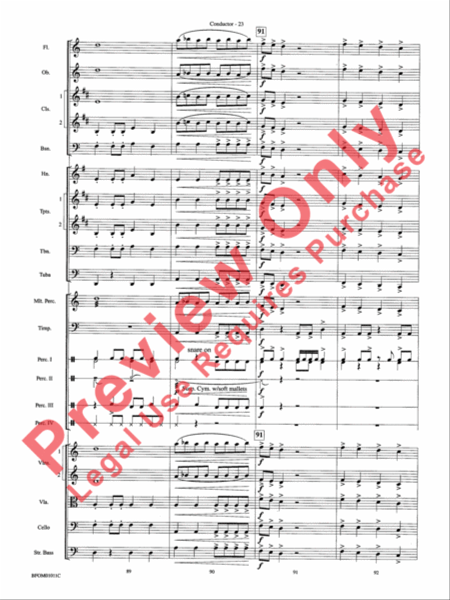 Dark Adventure Full Orchestra scores gallery preview page 26