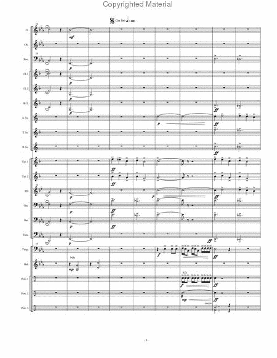 Monuments Concert Band scores gallery preview page 6
