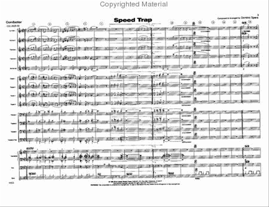 Speed Trap Speed Trap Jazz Ensemble scores gallery preview page 2