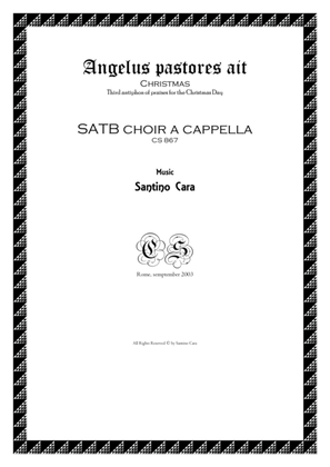 Angelus pastores ait - Christmas for SATB a cappella